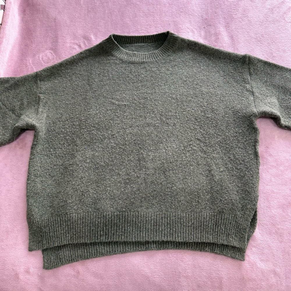 Cozy Green Sweater